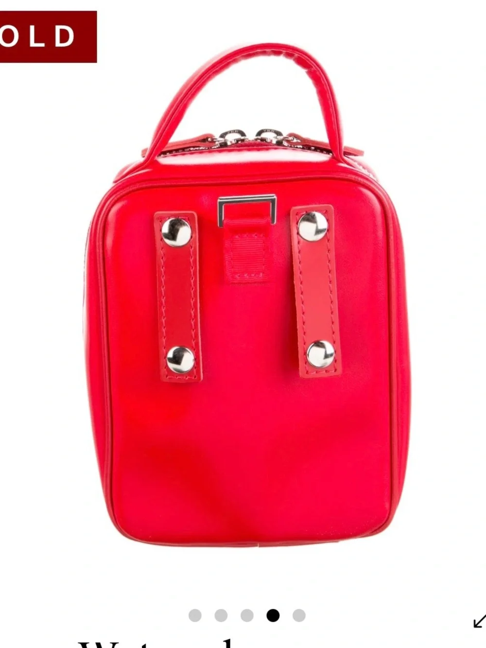 JUNYA WATANABE Comme des GARCONS Red Quilted Bag